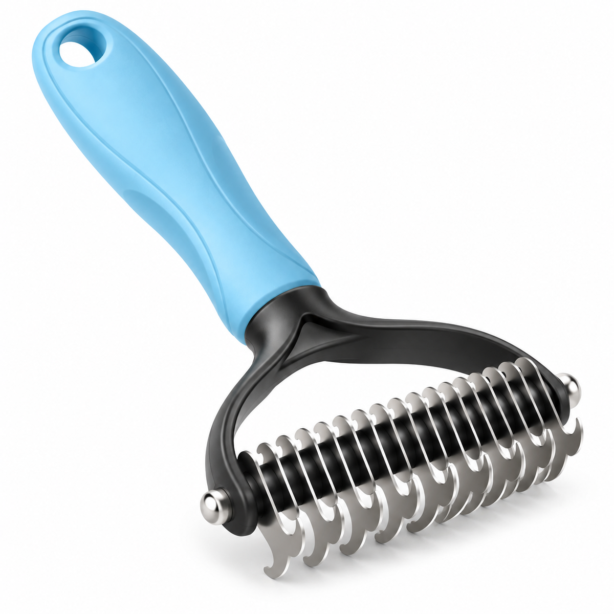 Double-Sided Pet Dematting Grooming Rake