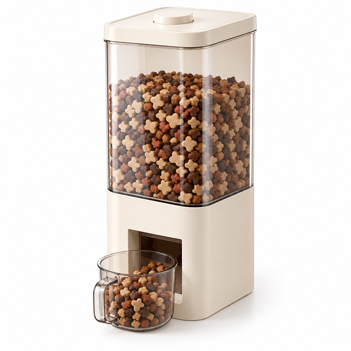 Press-Seal Pet Food Storage Dispenser