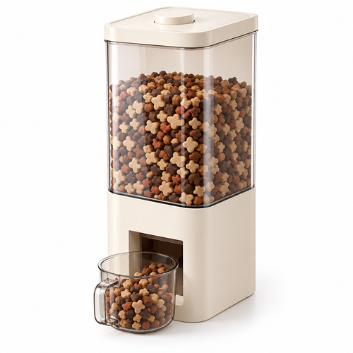 Press-Seal Pet Food Storage Dispenser