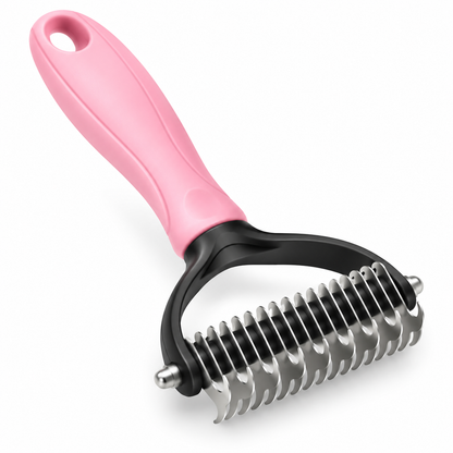 Double-Sided Pet Dematting Grooming Rake