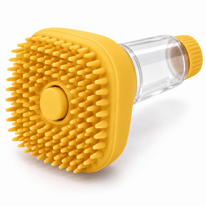 Refillable Silicone Pet Bath Brush