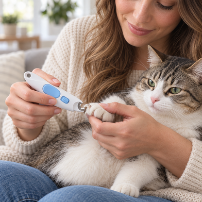 Push-Style Pet Nail Clipper