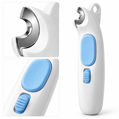 Push-Style Pet Nail Clipper