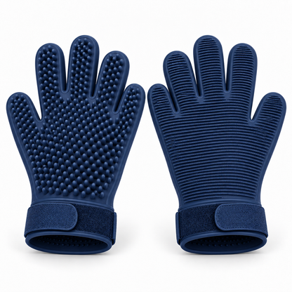 Double-Sided Pet Grooming Mitt