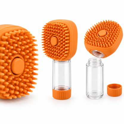 Refillable Silicone Pet Bath Brush