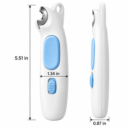 Push-Style Pet Nail Clipper