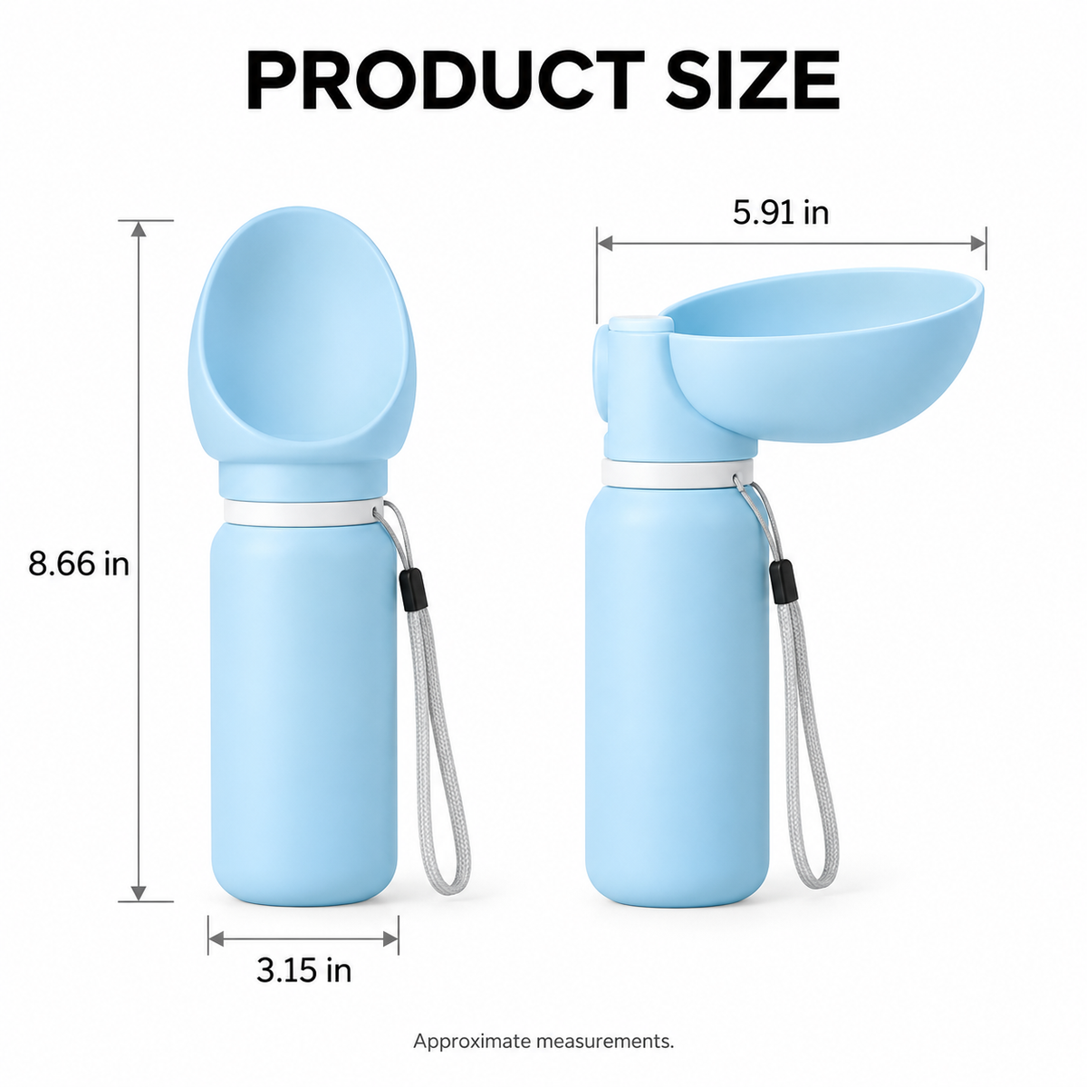 Foldable Pet Travel Water Bottle