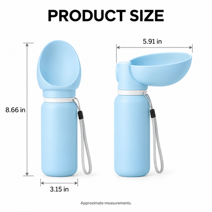 Foldable Pet Travel Water Bottle